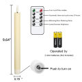 Flameless LED Flickering Taper Candles